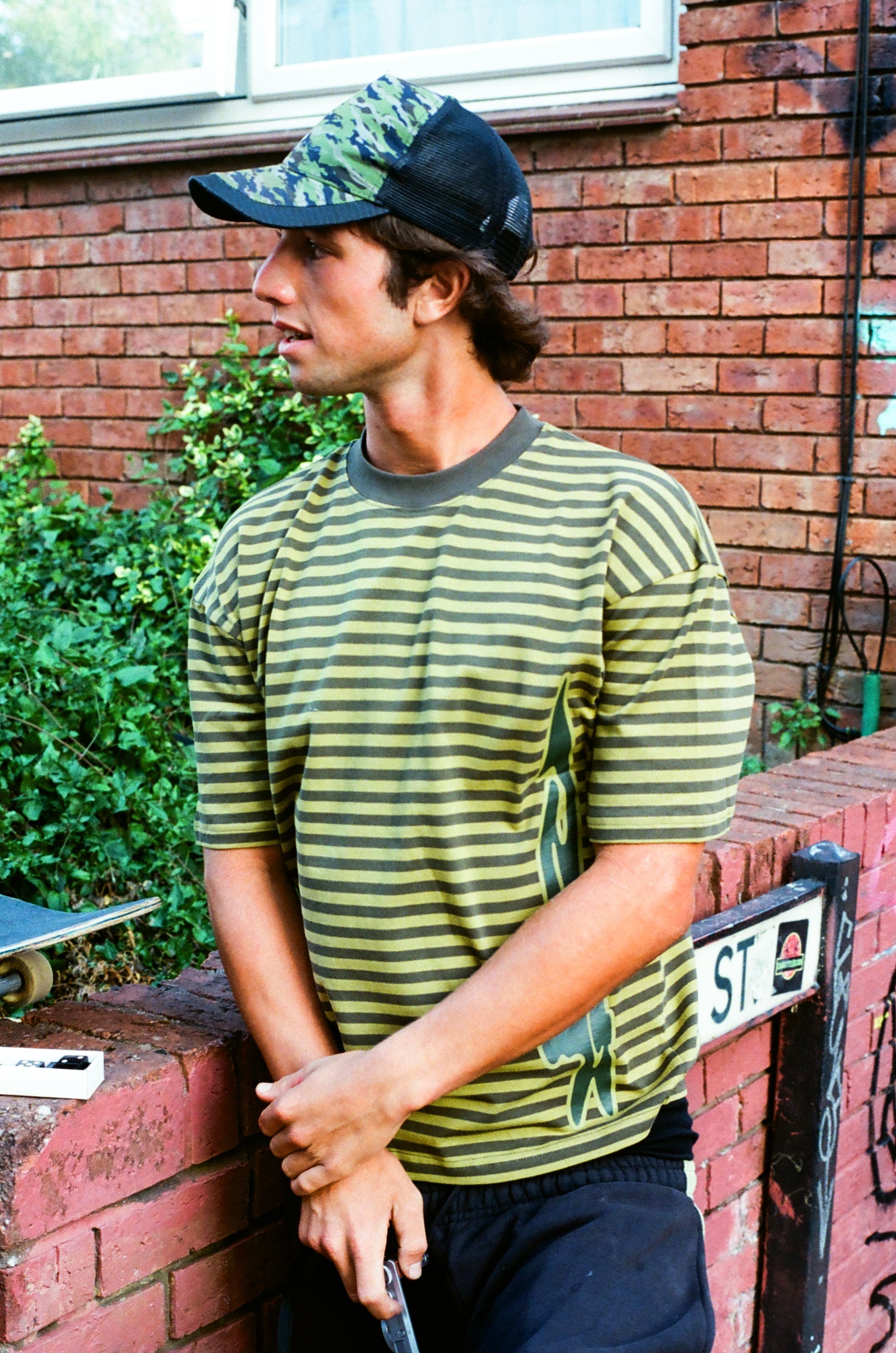 Rerun x Listen Striped T-Shirt