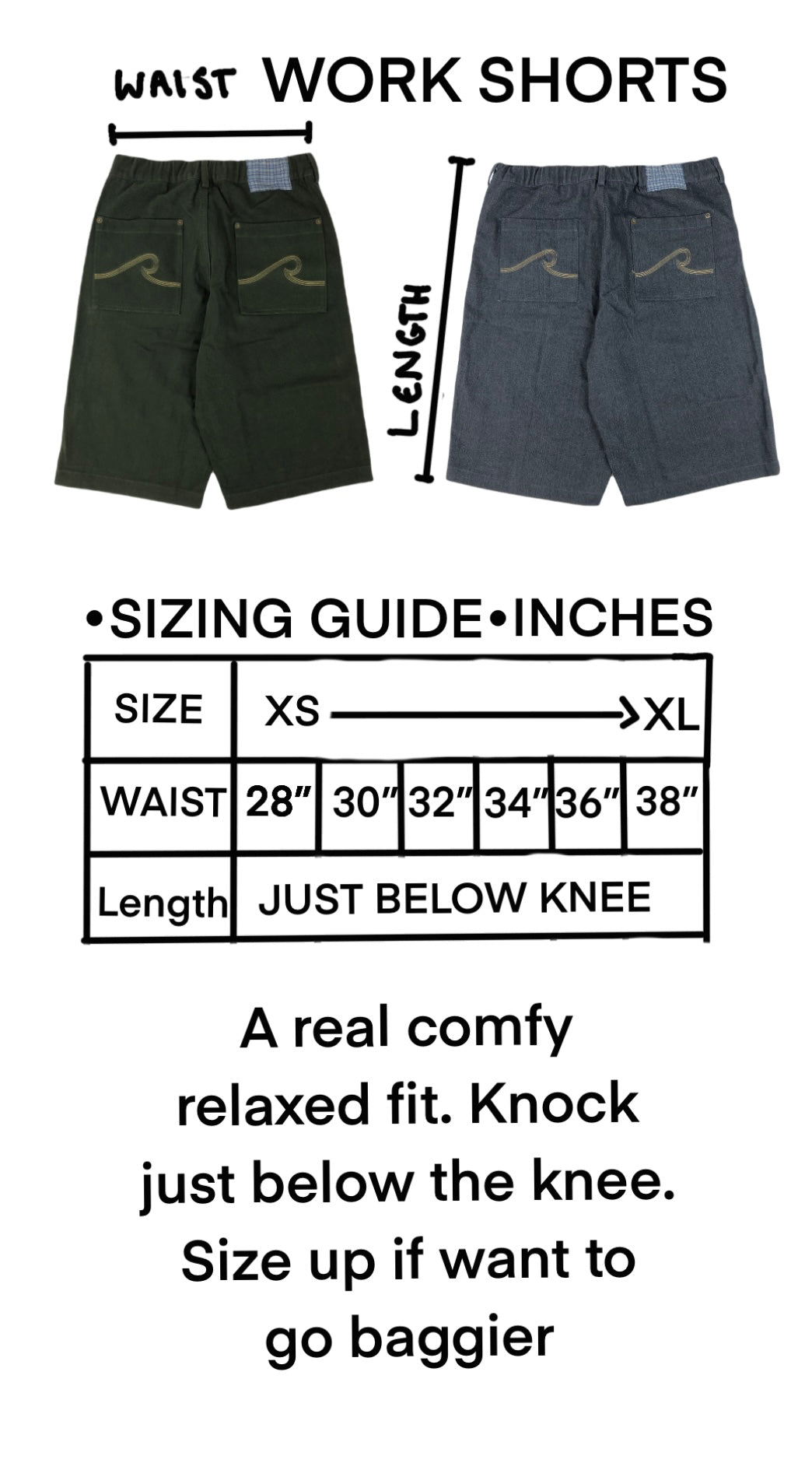 Rerun Work Shorts (Green)