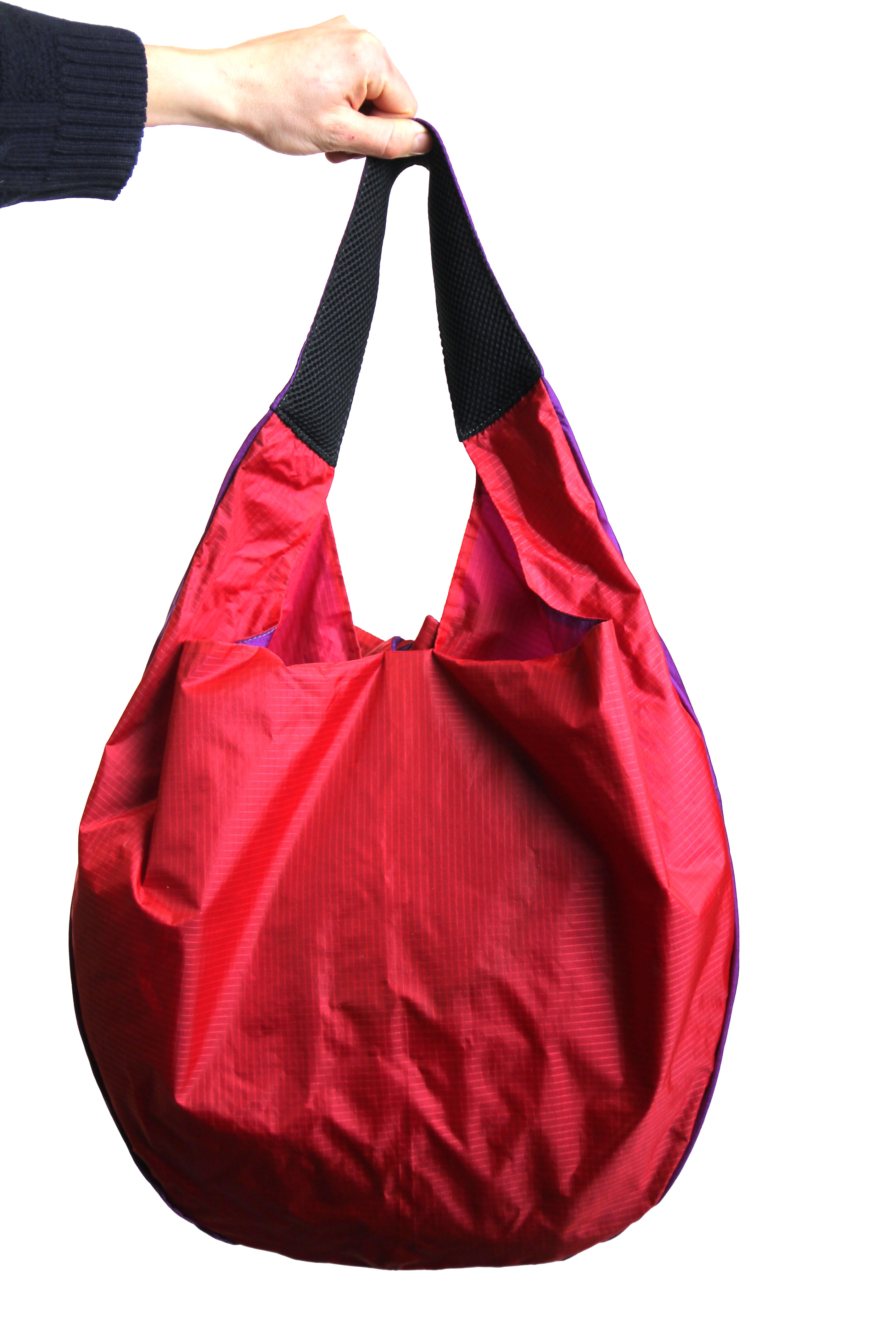 Hot Air Balloon Messenger Bag - Purple/Red