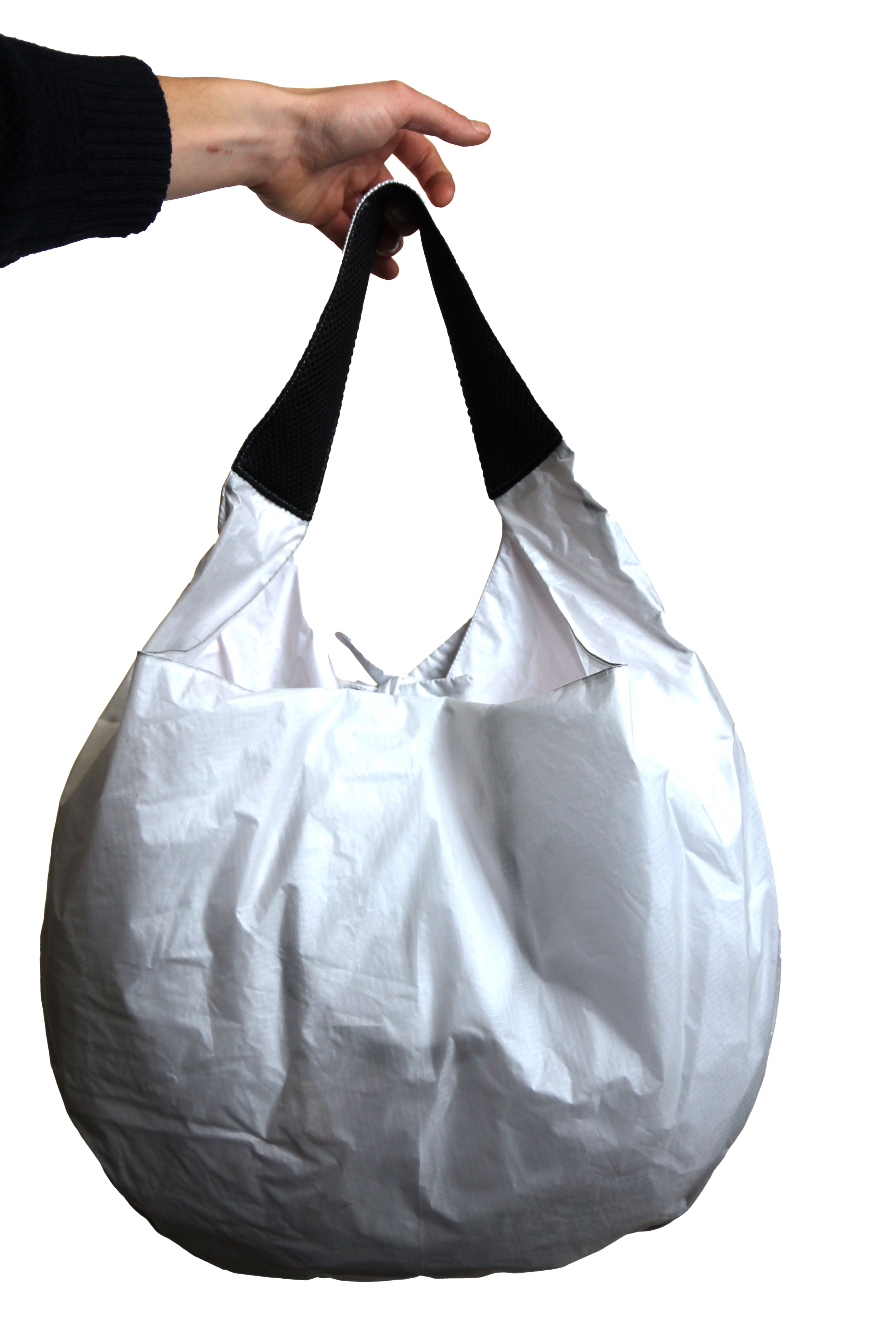Hot Air Balloon Messenger Bag - White Opaque