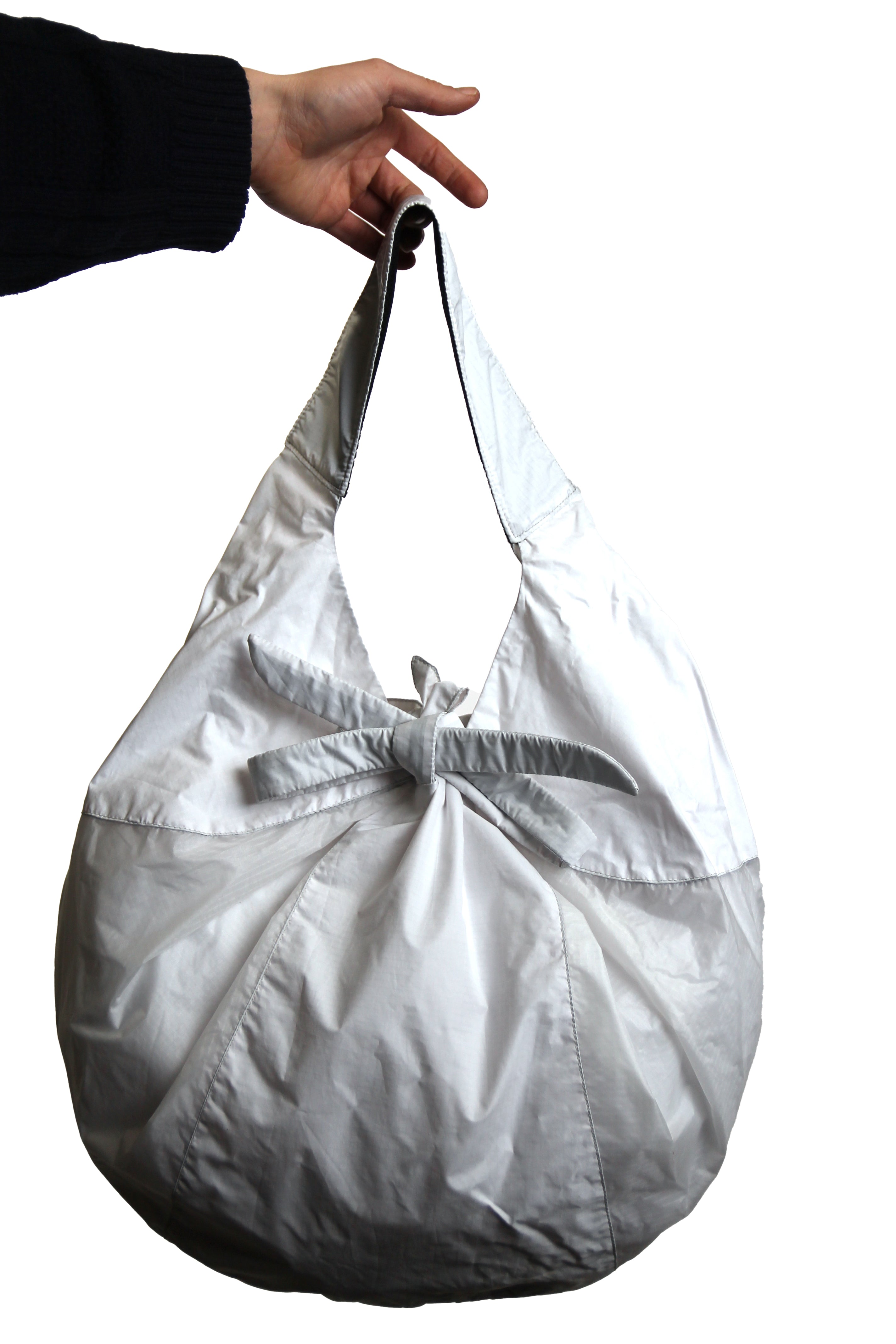 Hot Air Balloon Messenger Bag - White
