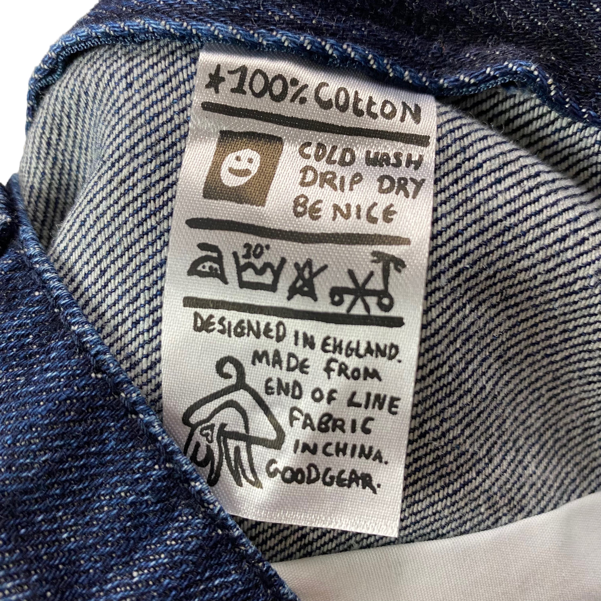 Rerun Denim Flow Shorts