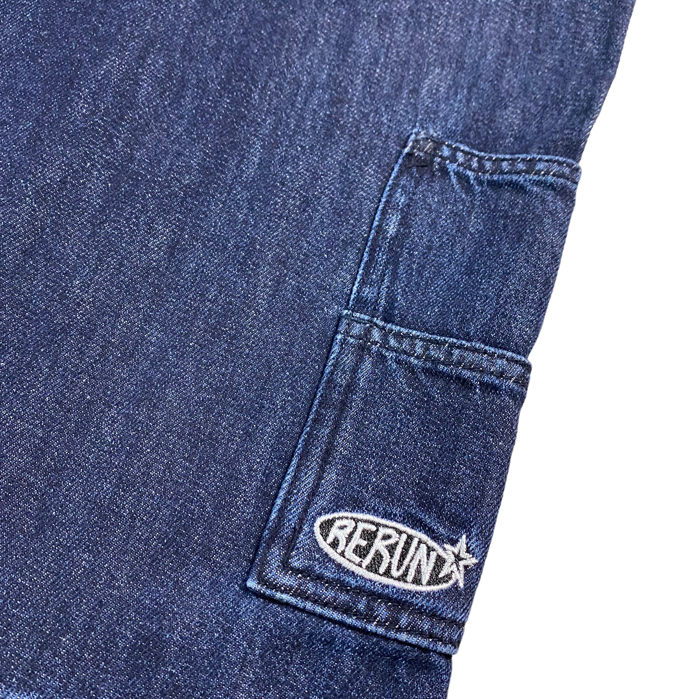 Rerun Denim Flow Shorts