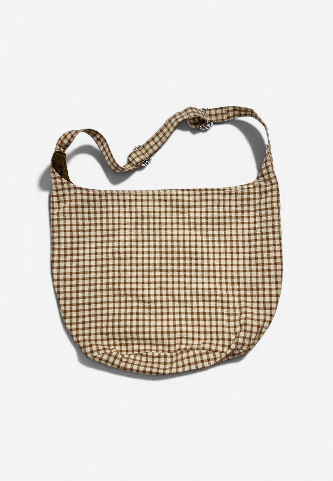Cargo Bag (Gingham Brown)