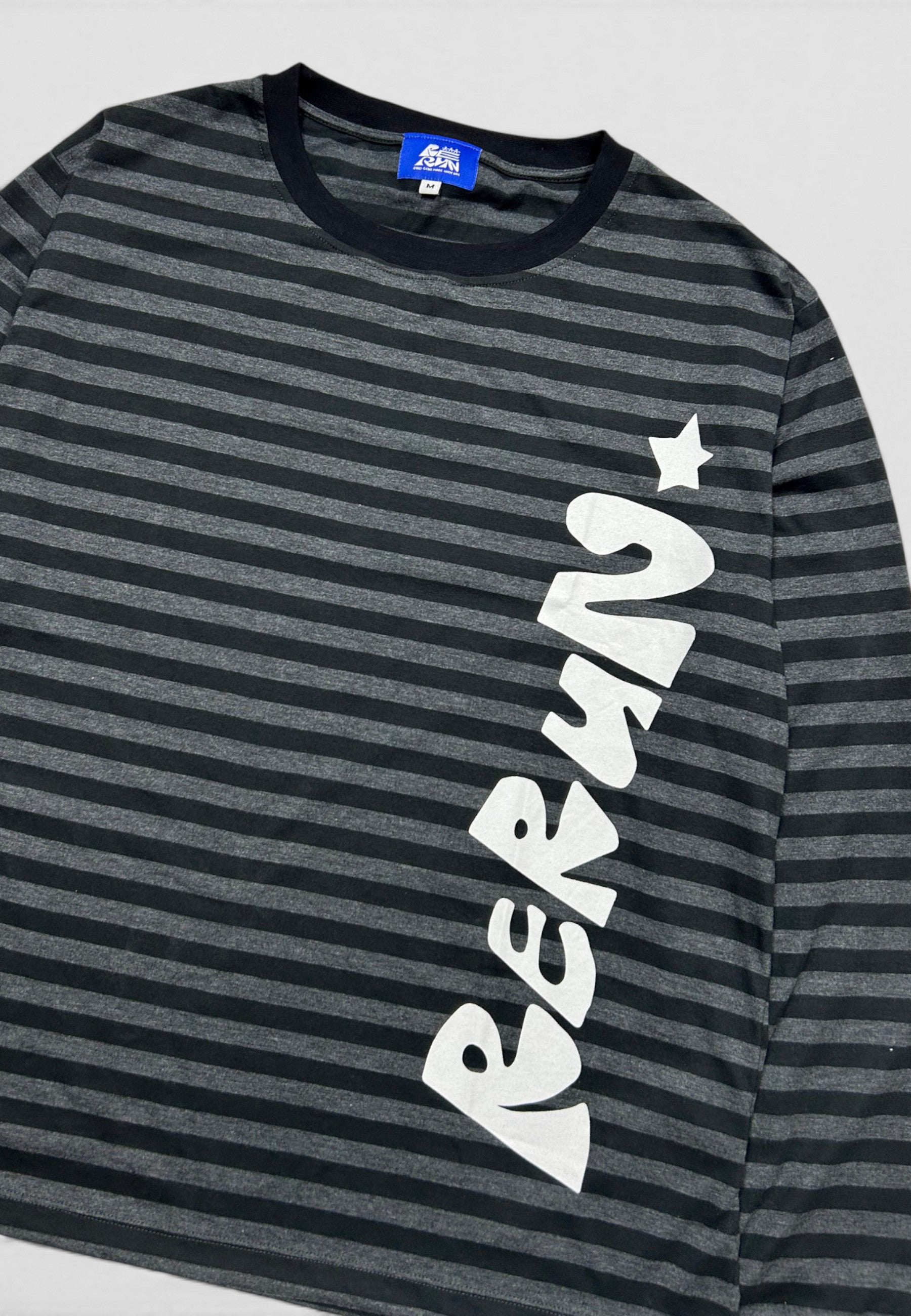 Striped Long Sleeve (Black) ꩜ Rerun