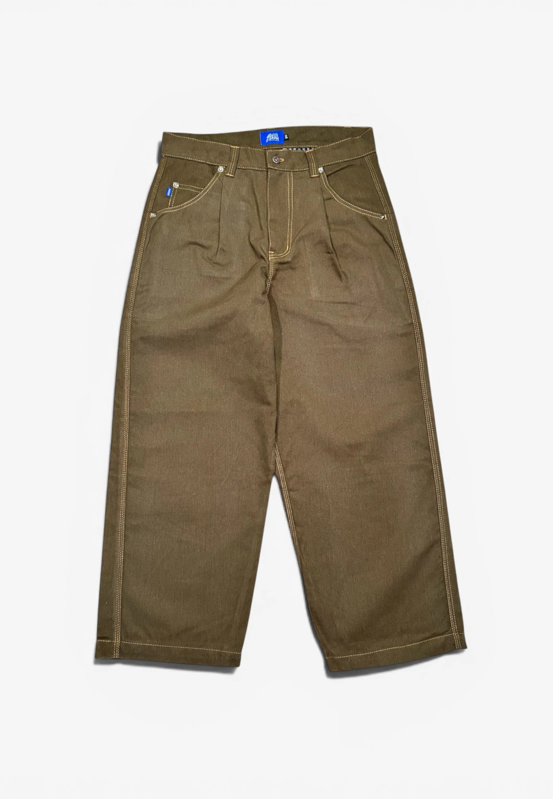 Pleated Everyday Pants (Green)