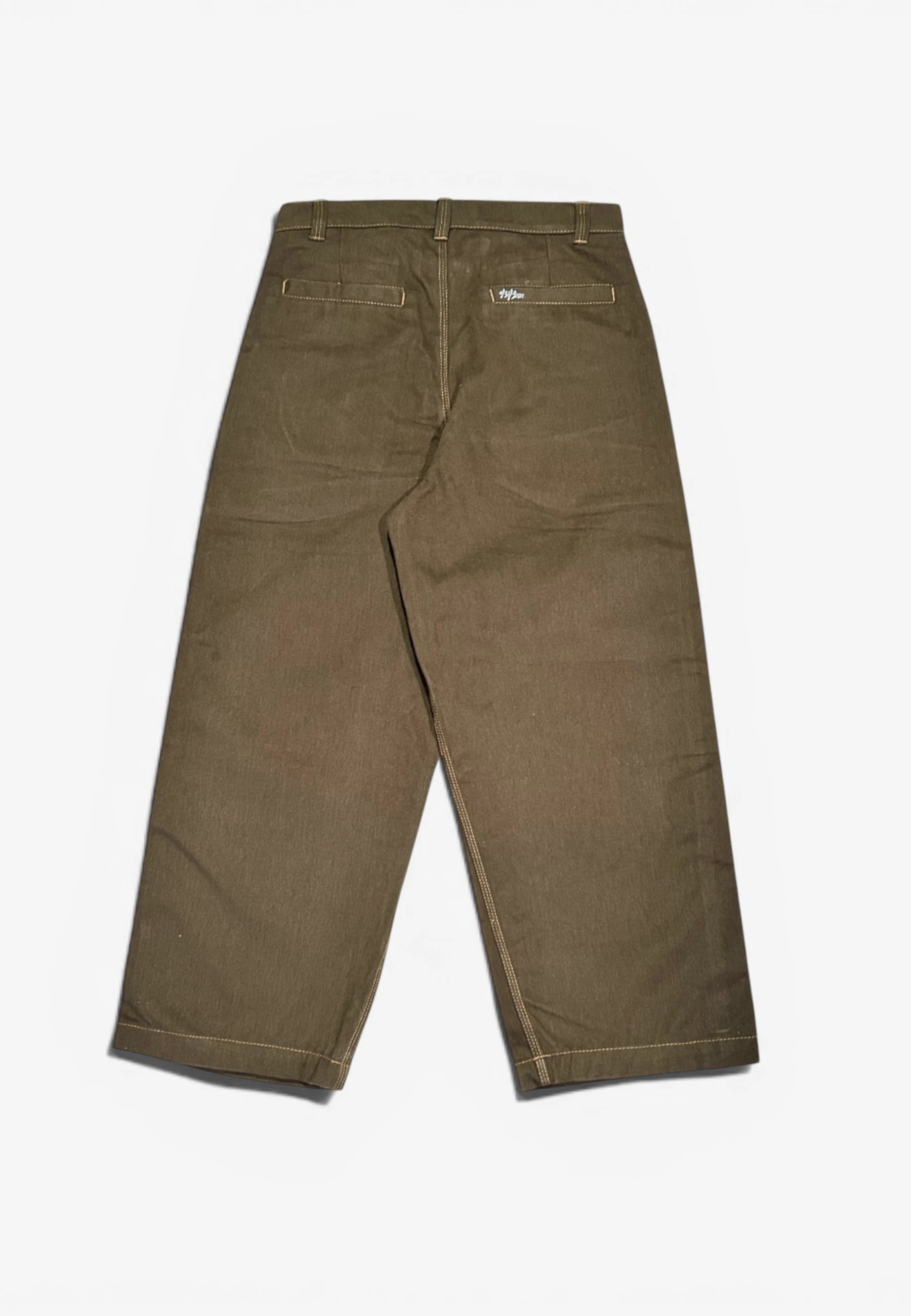Pleated Everyday Pants (Green)