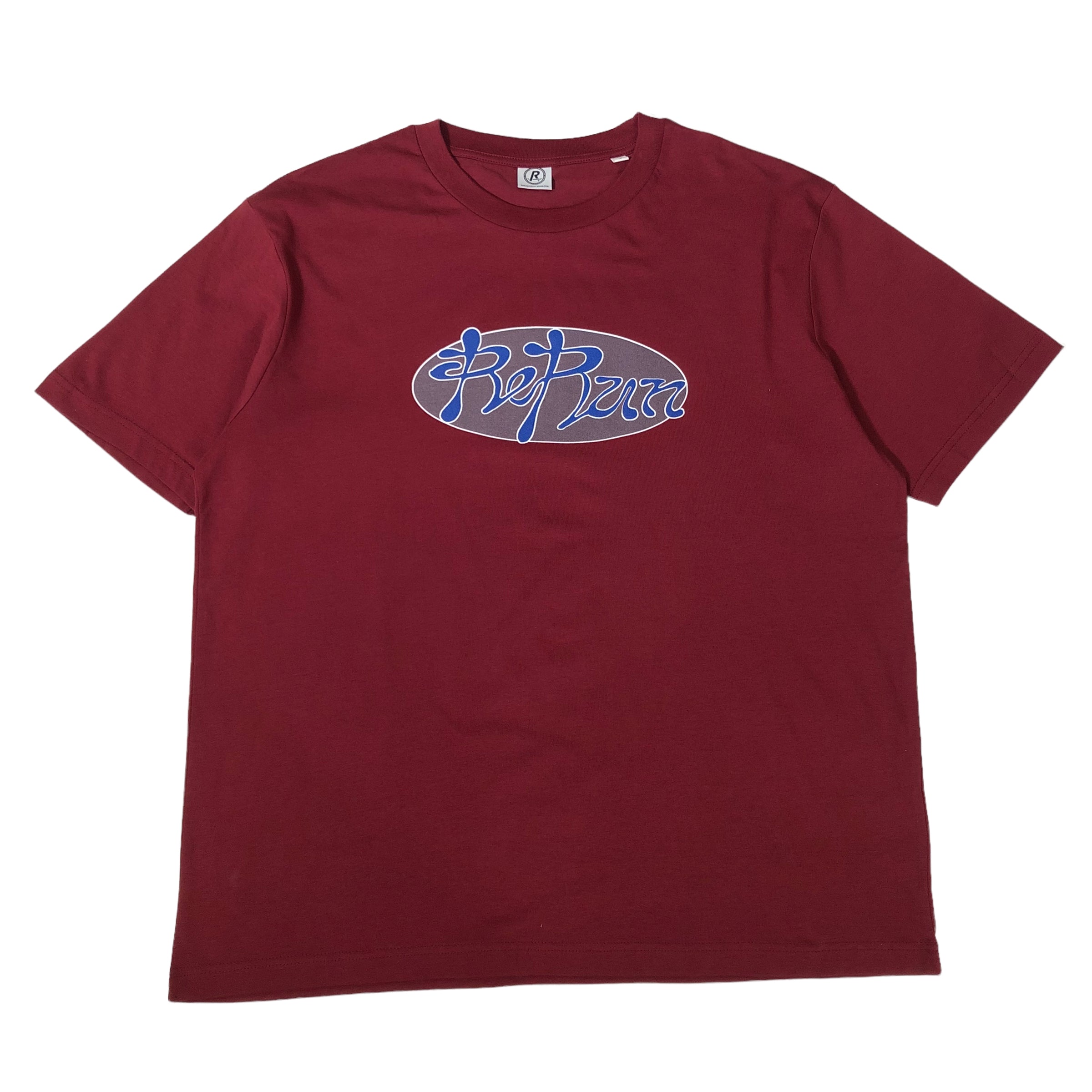 Rerun Stamp T-shirt (Burgundy)