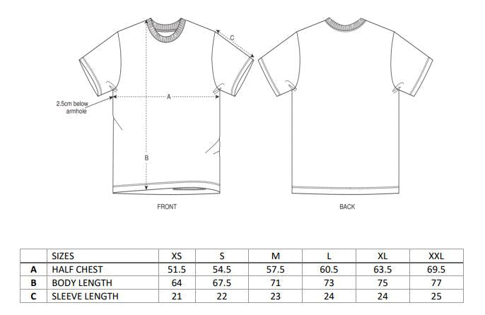 M Rerun Stamp T-shirt (Burgundy)