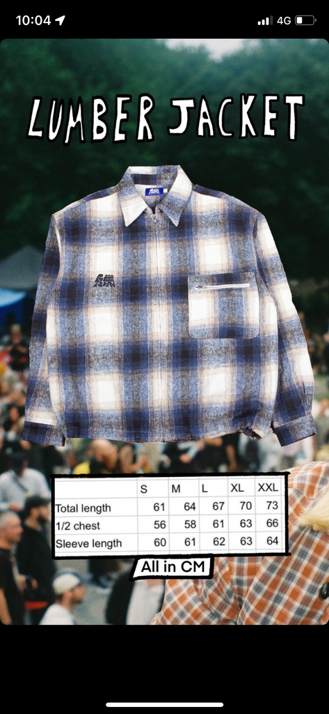 Rerun Lumber Jacket L (aus purchase)