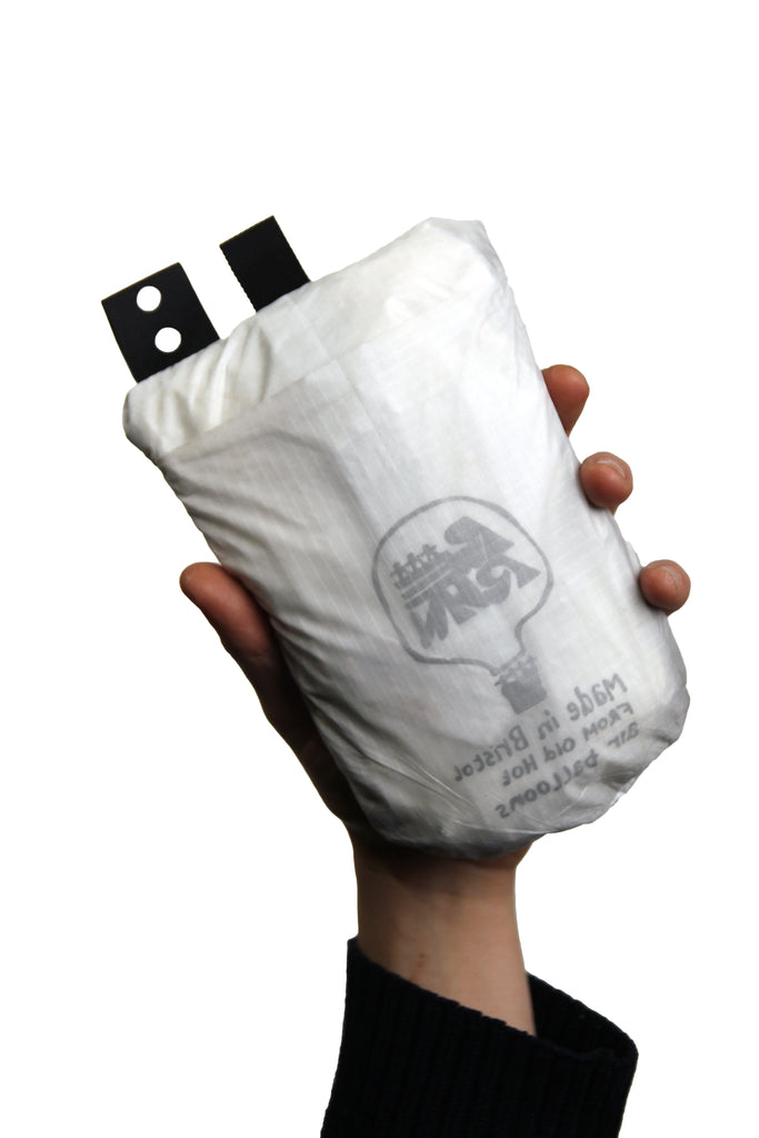 Hot Air Balloon Messenger Bag - White Opaque