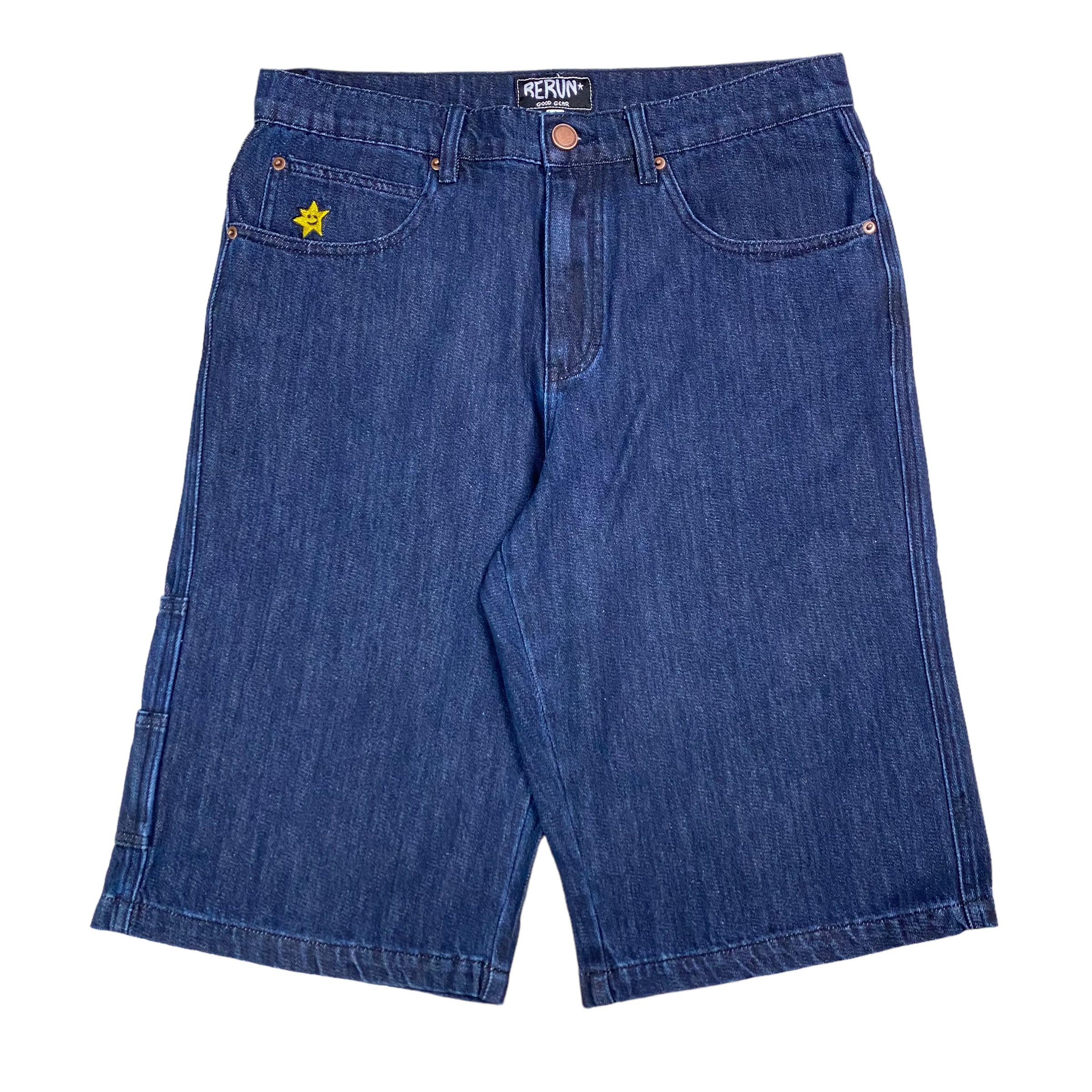Rerun Denim Flow Shorts