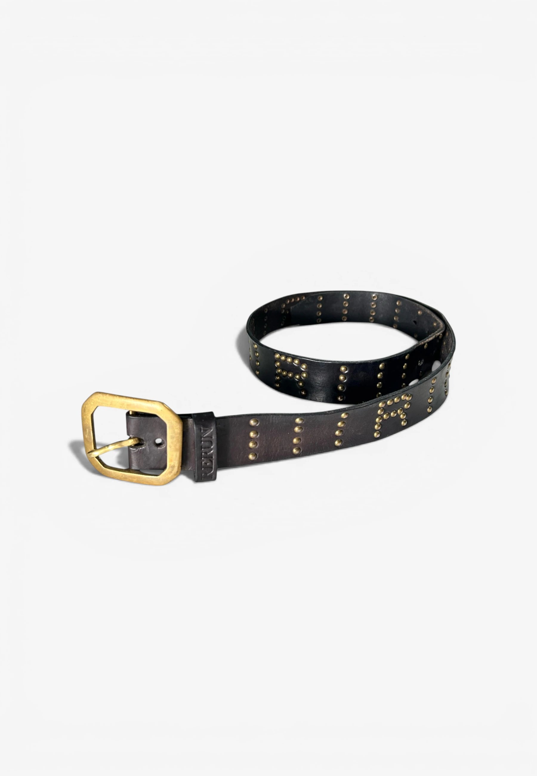 Studded Leather Belt