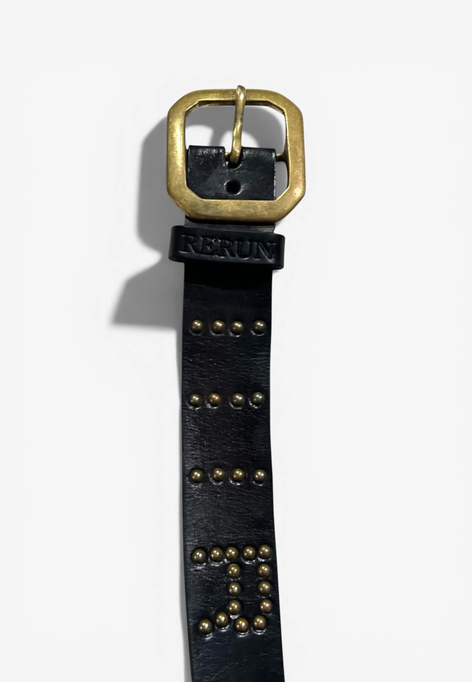 Studded Leather Belt