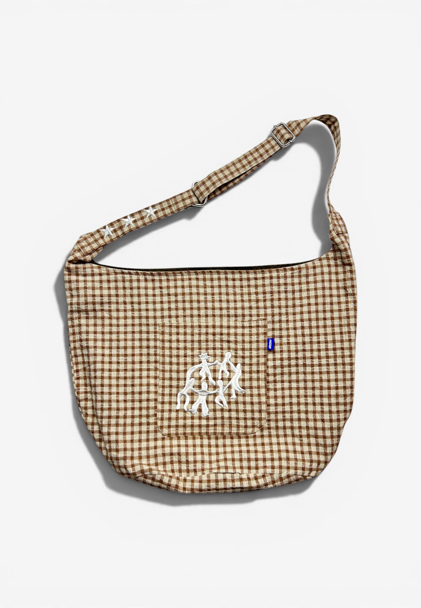 Cargo Bag (Gingham Brown)