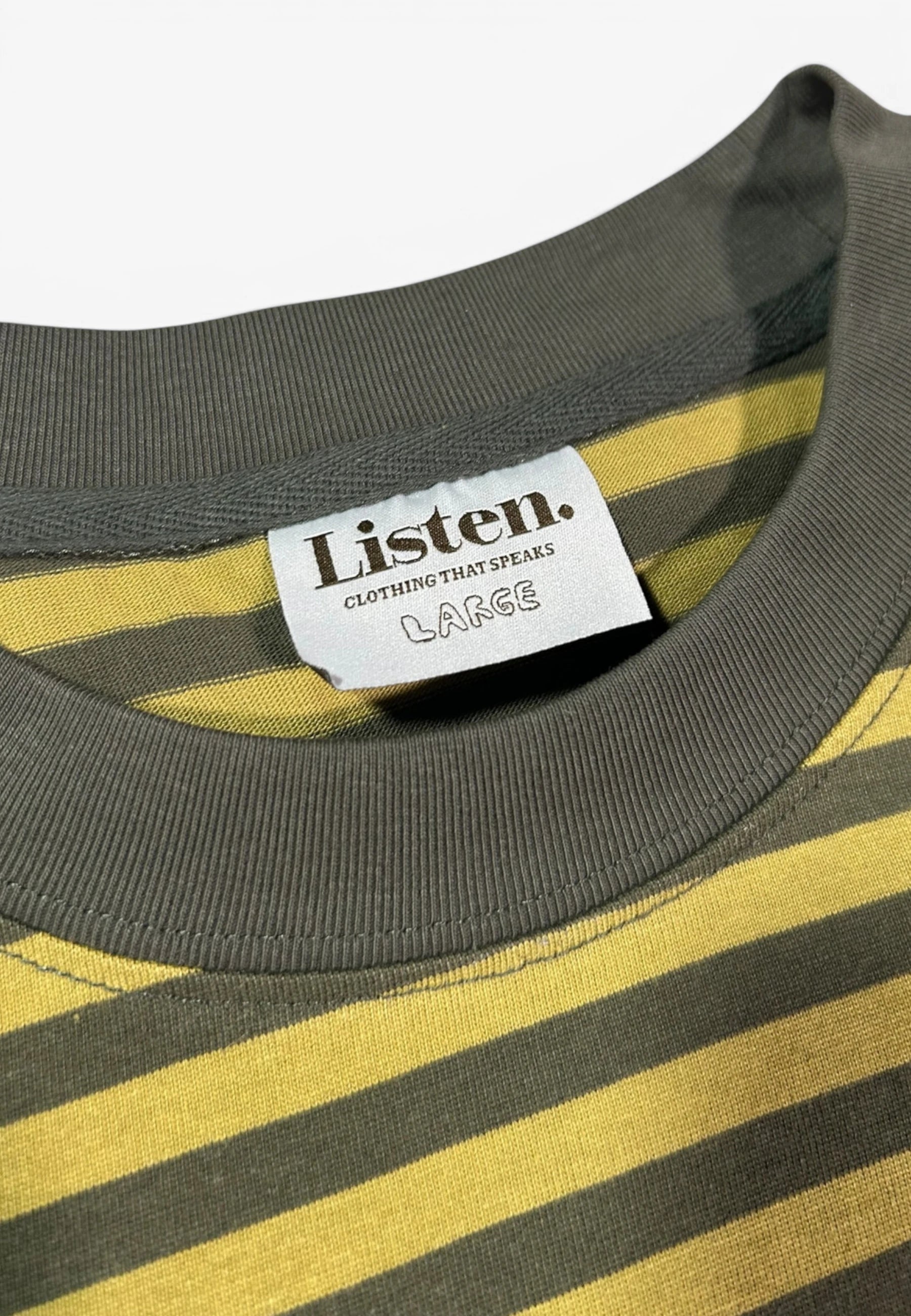 Rerun x Listen Striped T-Shirt