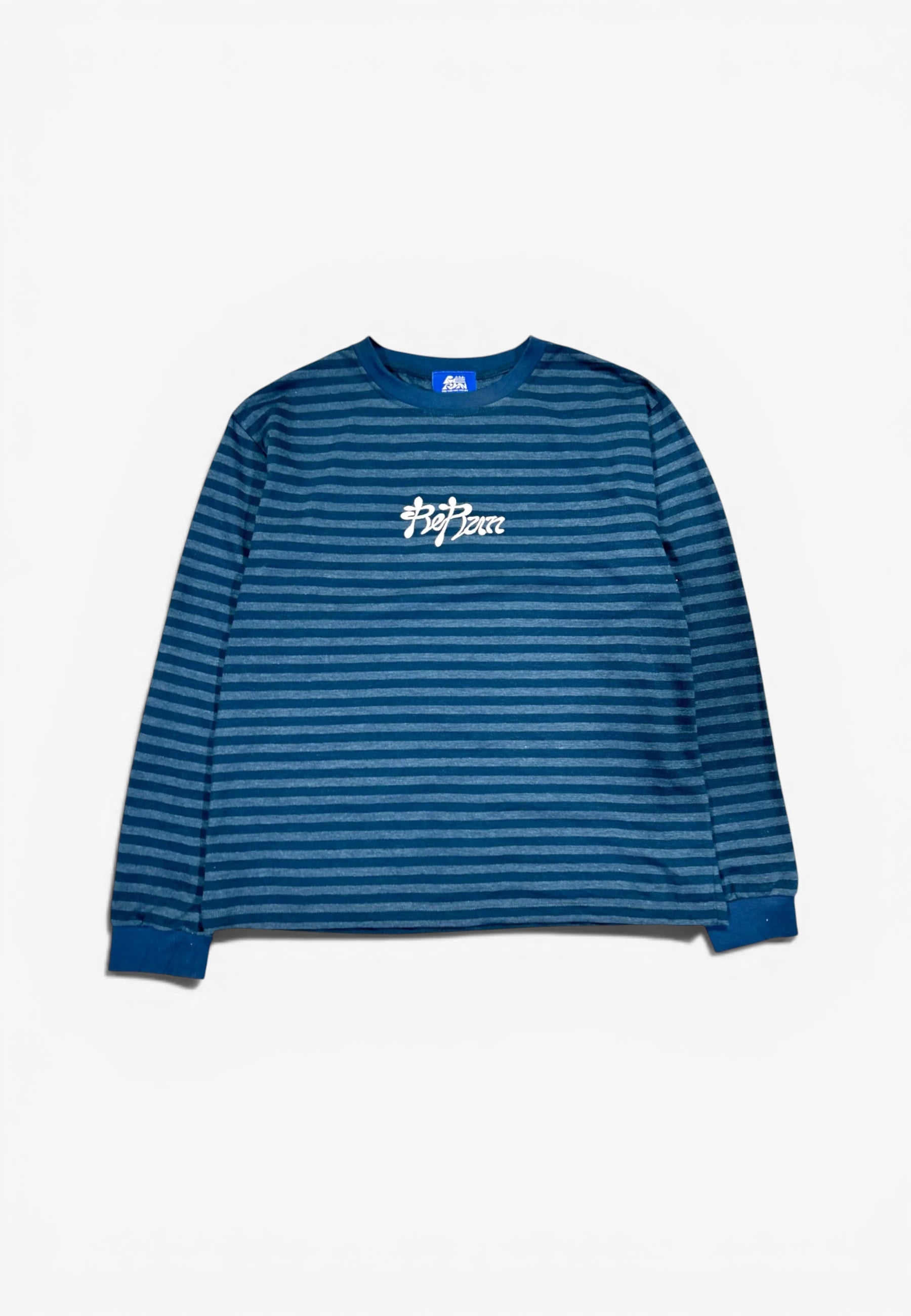 Striped Long Sleeve (Blue)