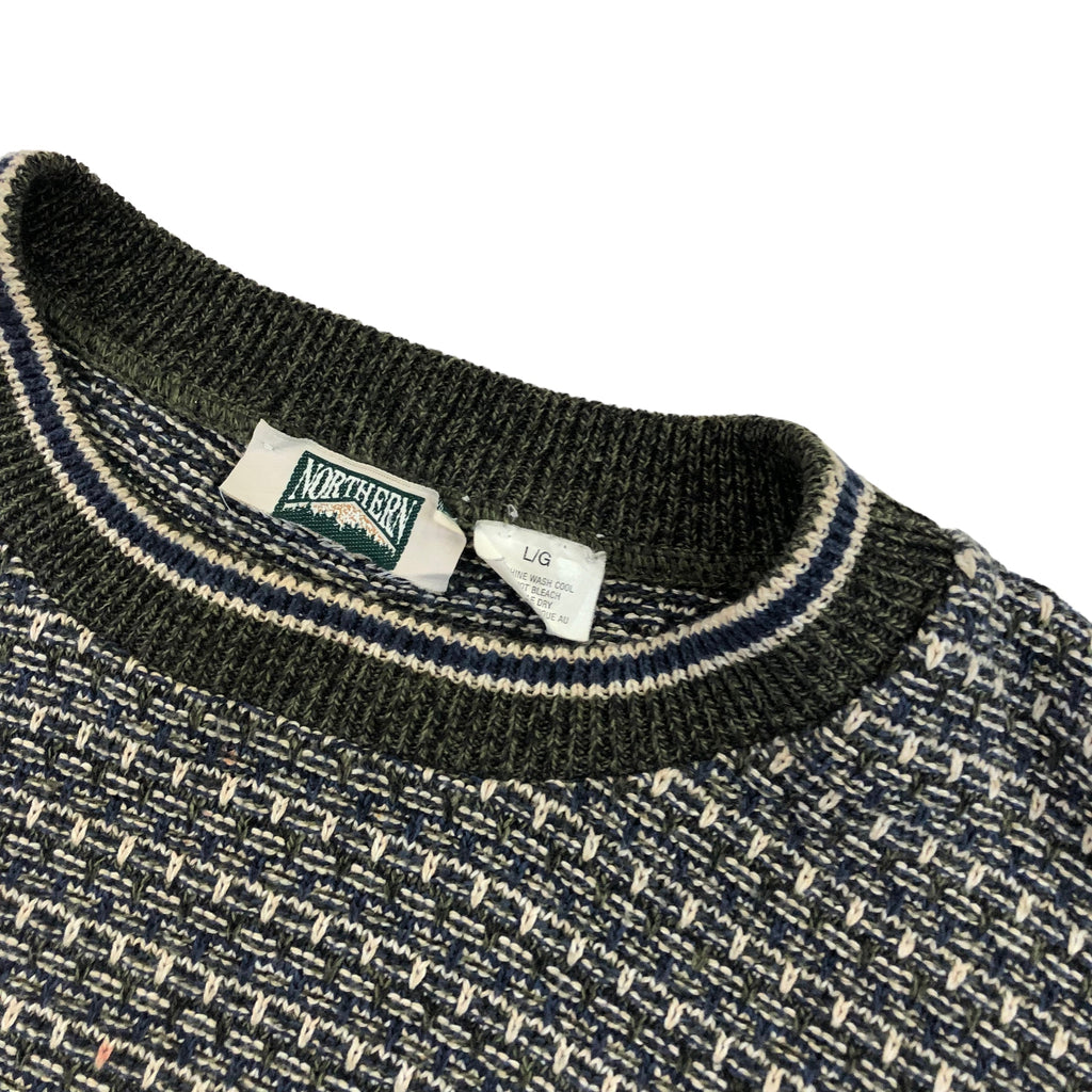 L 90s Vintage Knit sweater